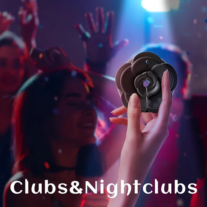 Rosara - Vibrating Nipple Clamps Rose Nipple Toys With 9 Vibrating Modes & Remote Control-IntimiLife