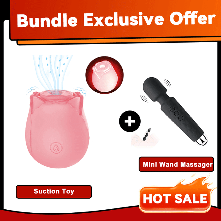 Luminous Upgraded Rose Sex Toy Clitoral Sucker In Pink-IntimiLife