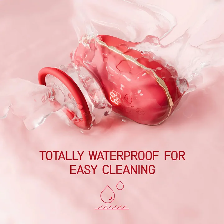Waterproof adult toy with soft silicone body and magnetic charging port