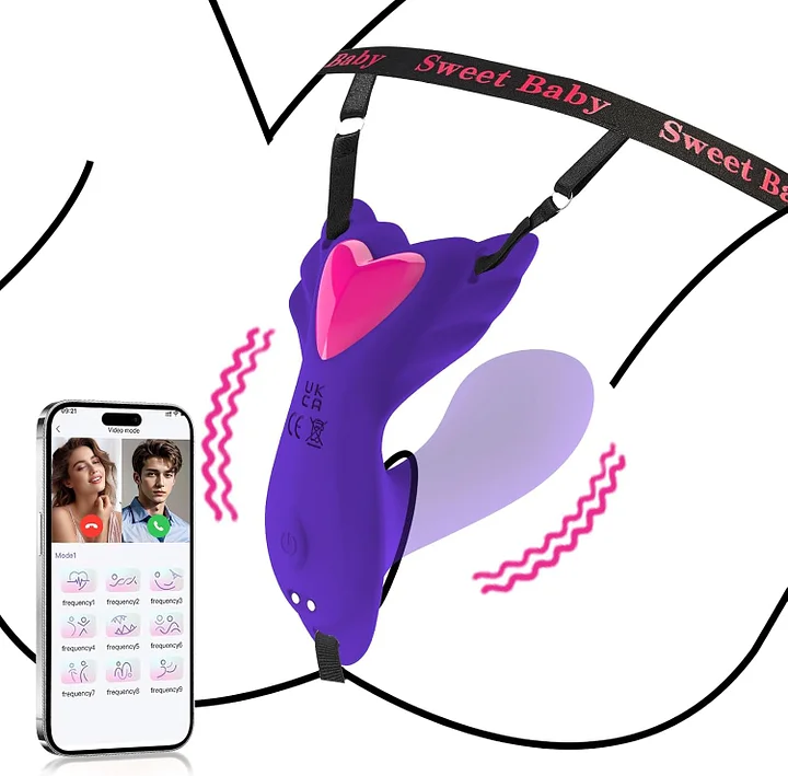 Smartphone app interface controlling vibration modes and patterns