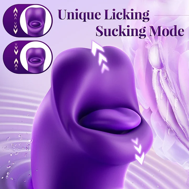PulseWave - Rabbit Vibrator for Women 3-in-1 Licking Biting & G-Spot Vibration Flapping-IntimiLife