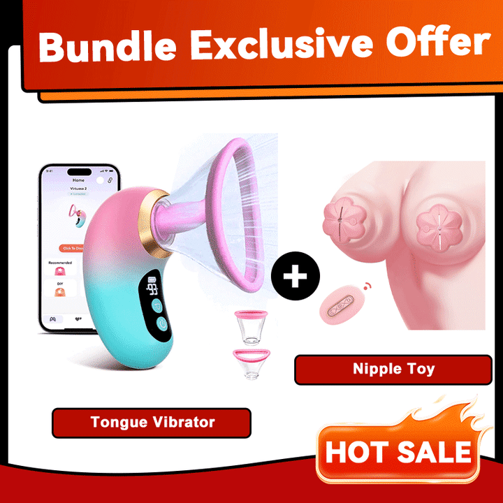 Dorelle Tongue Vibrator Suction App Control With Lcd Display-IntimiLife