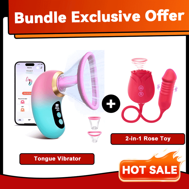 Tongue vibrator in hand demonstrating ergonomic design and size