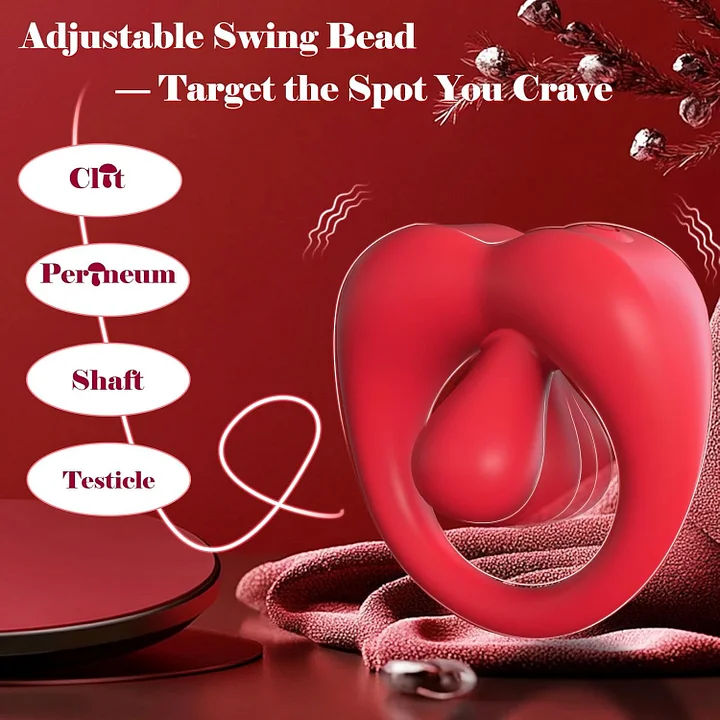 Smartphone interface controlling vibrating ring with various intensity settings