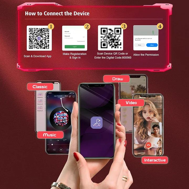 Smart app-controlled vibrating cock ring with stretchable silicone design