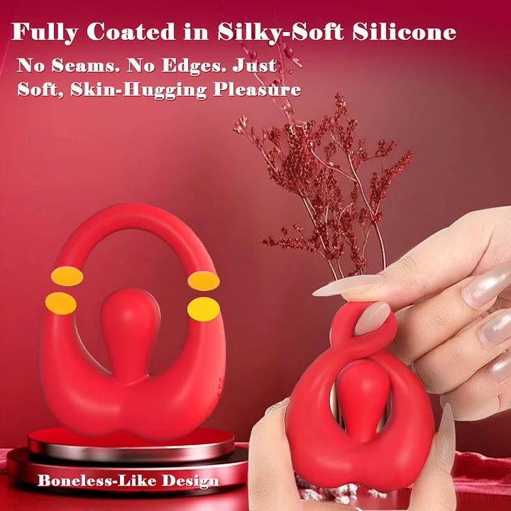 Close-up of body-safe silicone material and precision construction details