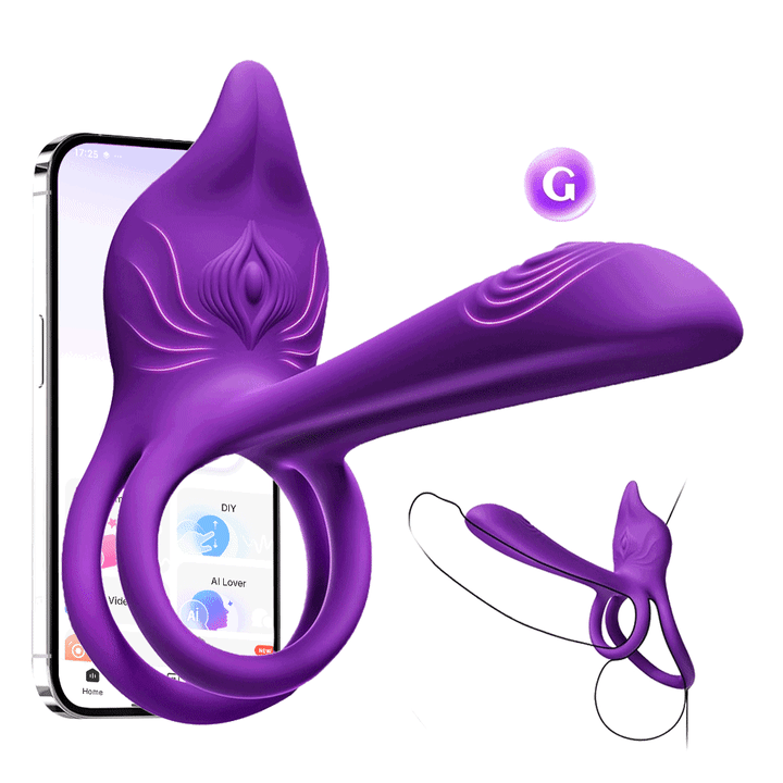 Multiple vibration modes display on smartphone app interface