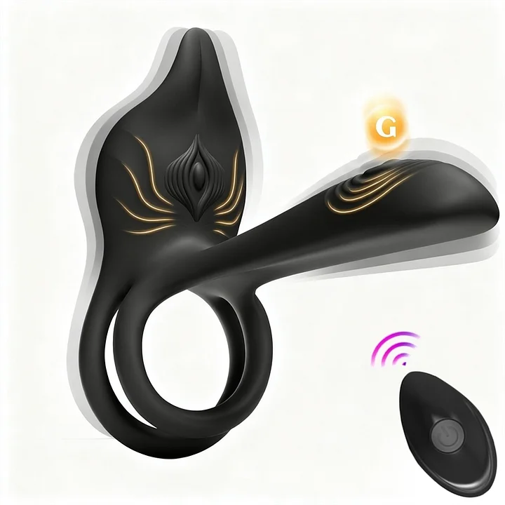 Dual stimulation design highlighting G-spot and clitoral targeting