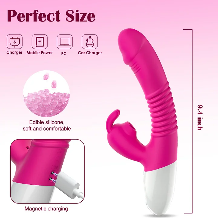 Waterproof vibrator shown in bathroom setting highlighting shower-safe functionality