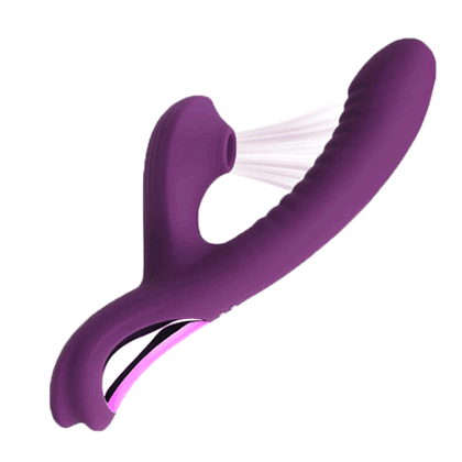 Duolure Rabbit Massager with Suction & Motion