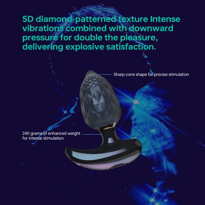 Tingon A1 Anal Luxury Massager Toy Butt Plug APP Control-IntimiLife