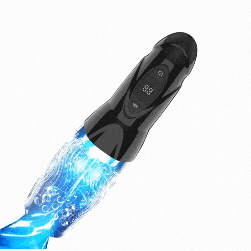 Adult wellness device showing textured surface and ergonomic design