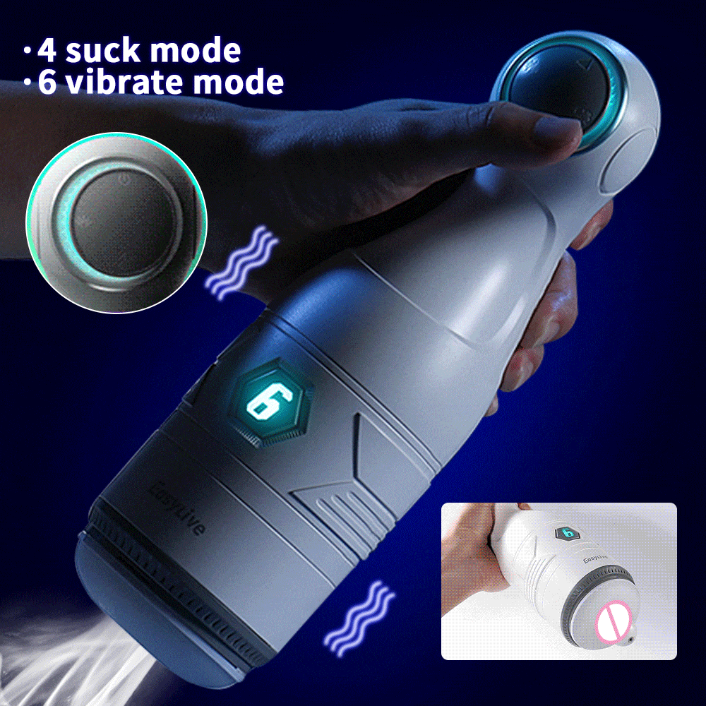 intimilife - Automatic Sucking Masturbation Blowjob Masturbator Vibrating Oral Sex Toys For Men-IntimiLife