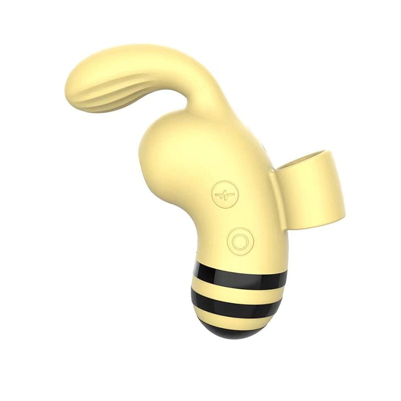 Waterproof vibrator displayed next to USB charging cable