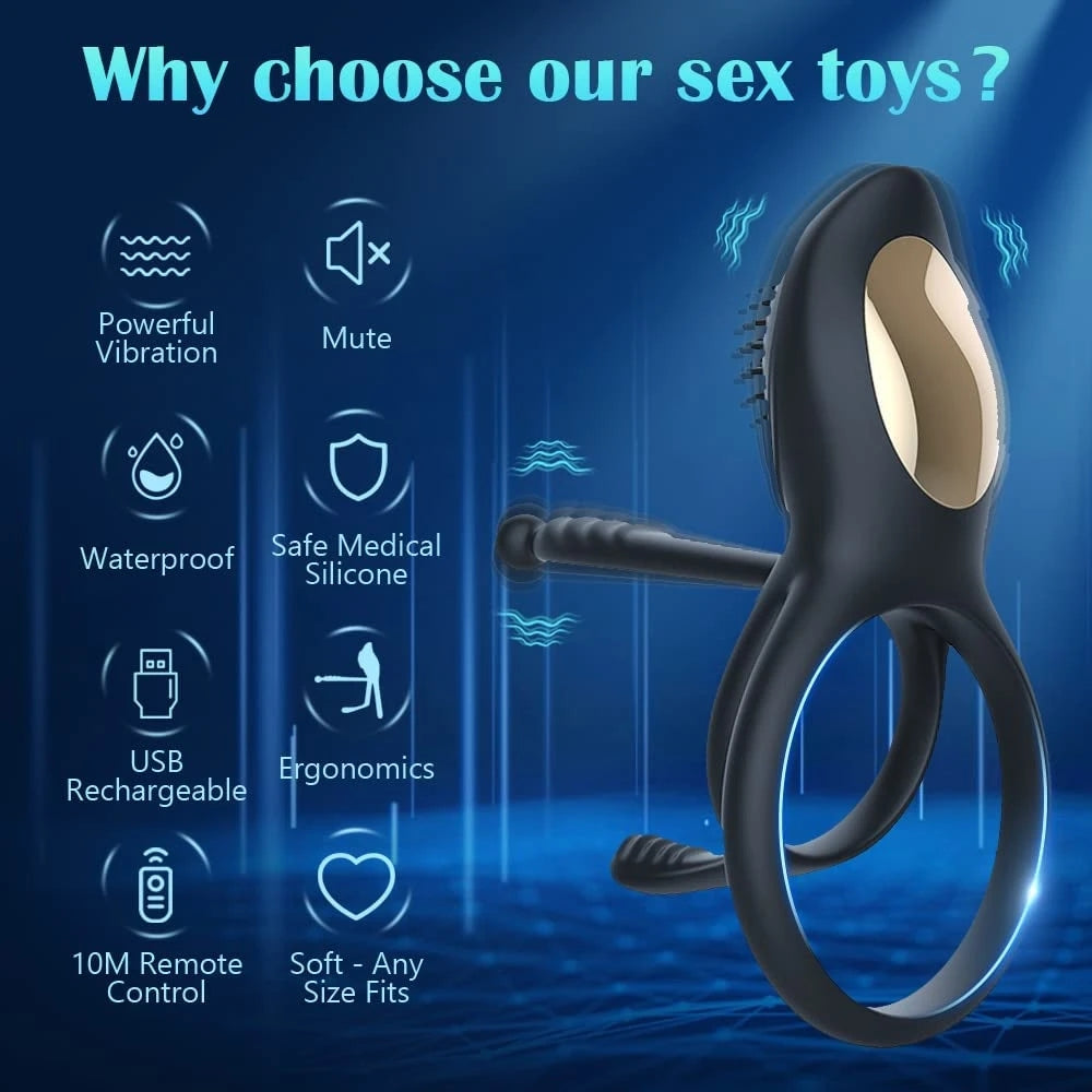 Vibrating Cock Ring-IntimiLife