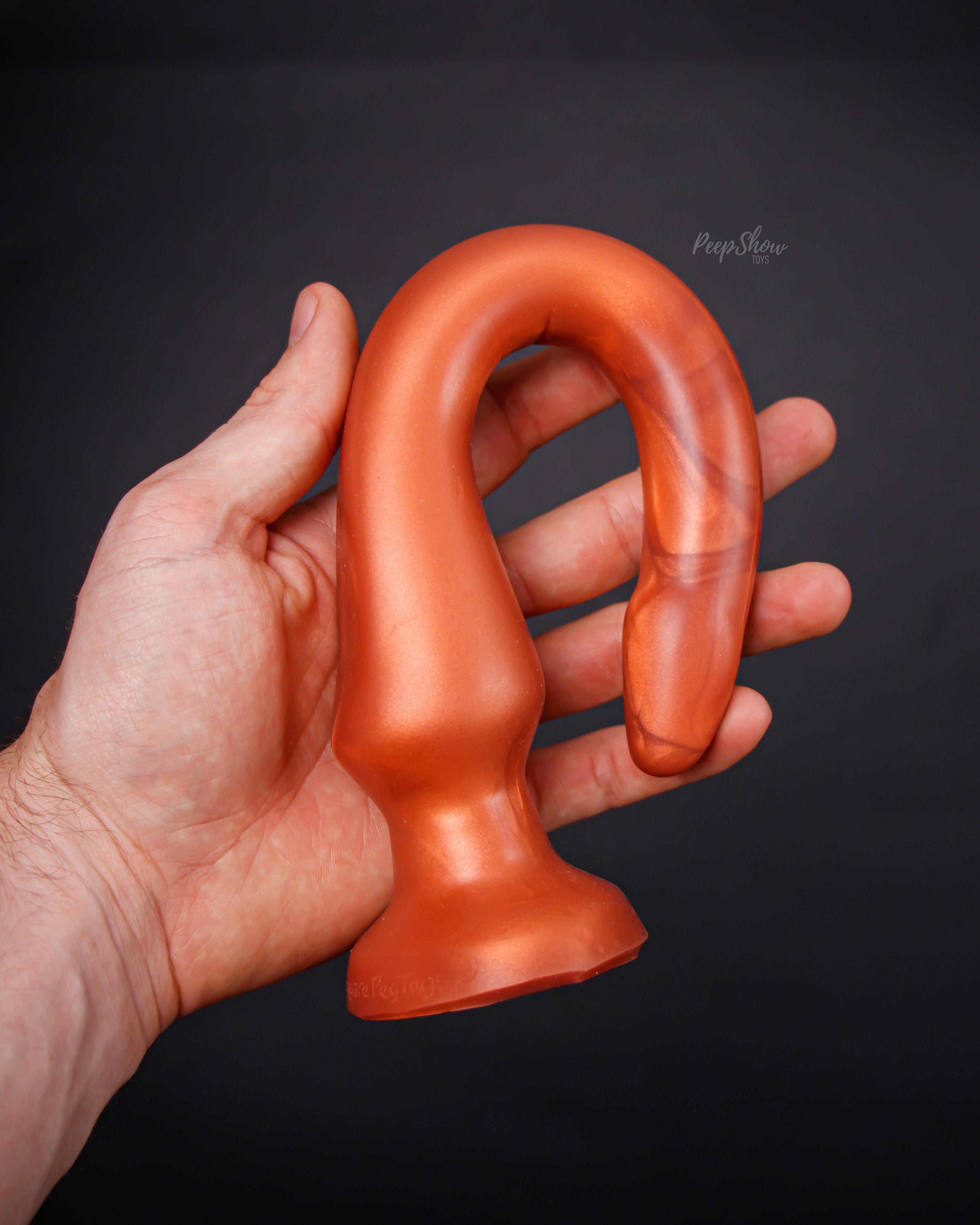 SquarePegToys® The Slim Plugged Deep-Throat Plug, SuperSoft Silicone-IntimiLife