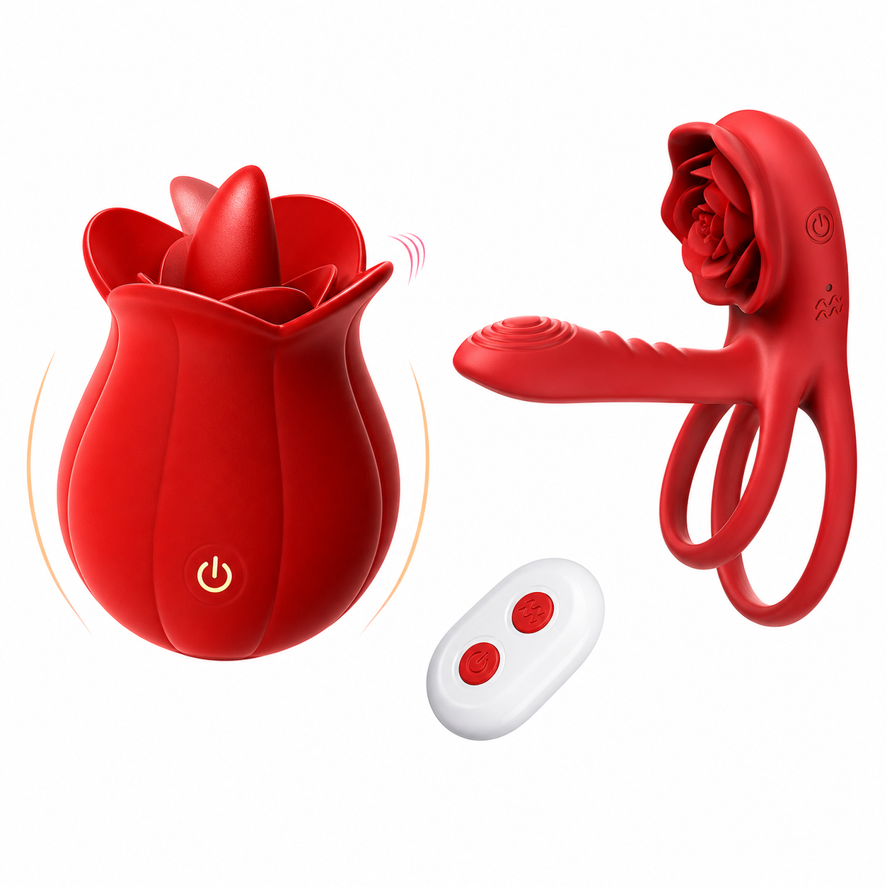 MLEM Rose Tongue-Style Massager – Easy-to-Position Design - AnneToys
