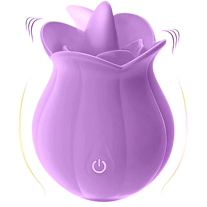 MLEM Rose Tongue-Style Massager – Easy-to-Position Design