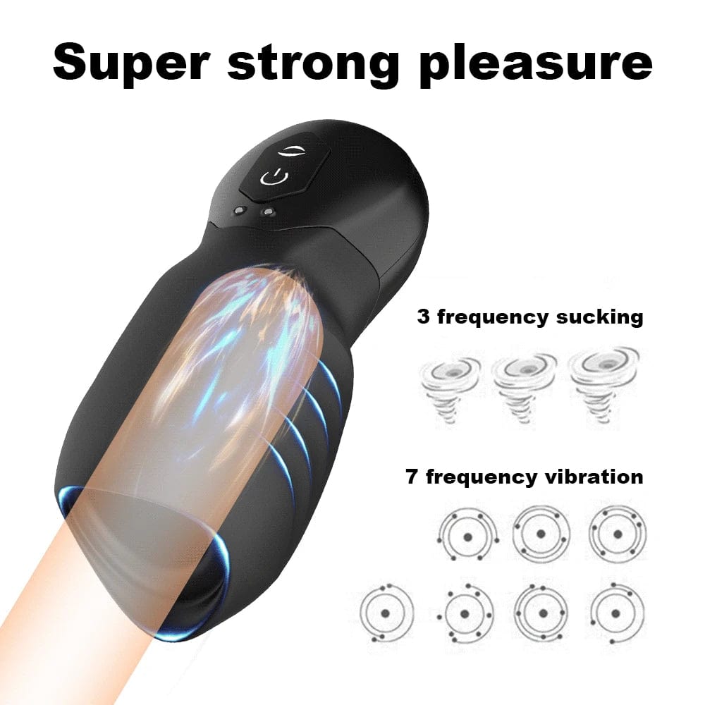 intimilife - Dragon Suction Trainer Male Masturbator Oral Vaginal Penis Vibrator-IntimiLife