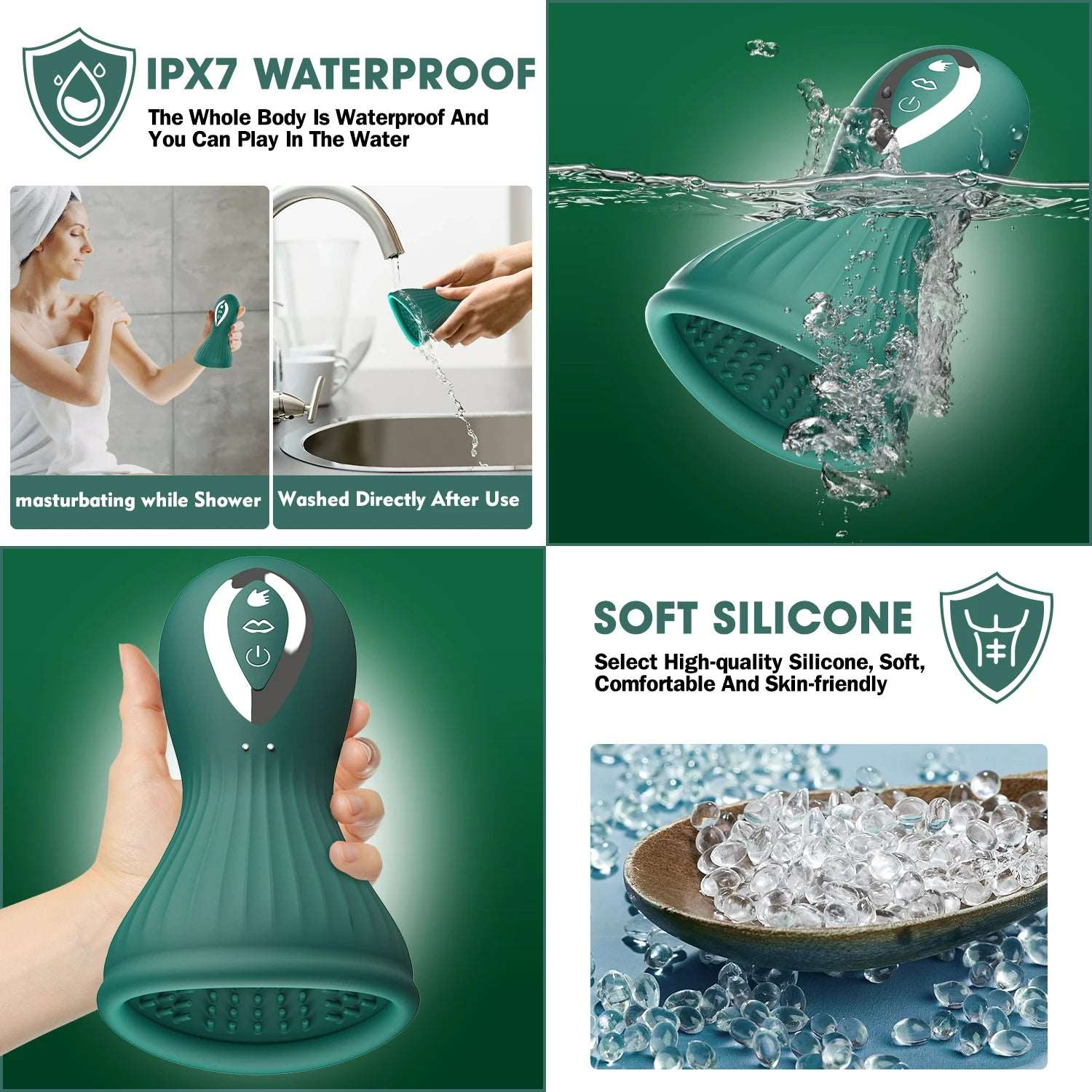 intimilife - Dragon Clitoral Vibrator Sucking and Licking Tongue Sex Toy for Women Nipples Vagina Stimulator-IntimiLife