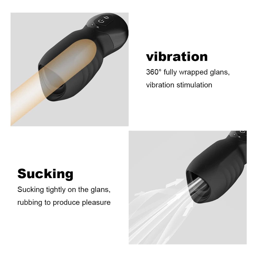 intimilife - Dragon Suction Trainer Male Masturbator Oral Vaginal Penis Vibrator-IntimiLife