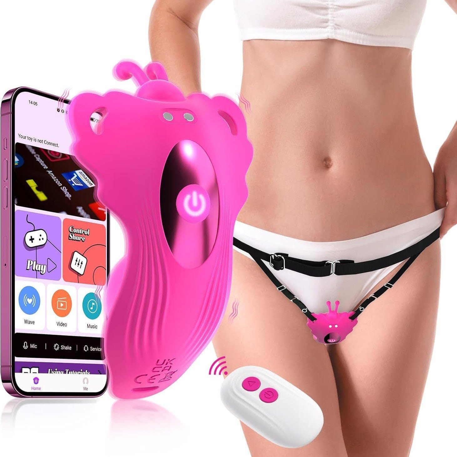 Butterfly Wearable Panty Clitoral Stimulation Vibrator-IntimiLife