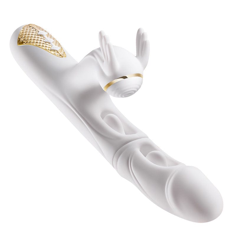 Angel 10 Tapping 7 Flapping Rabbit G Spot Vibrator-IntimiLife