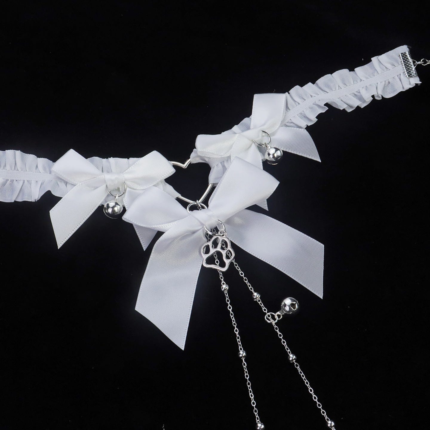 Bow Choker Nipple Clamps Body Chain Set-IntimiLife