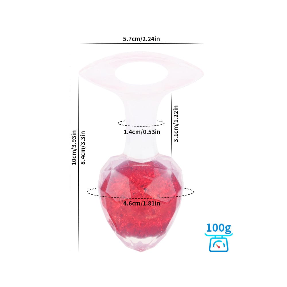 Diamond Crystal Rainbow Wearable Butt Plug Anal Sex Toy-IntimiLife