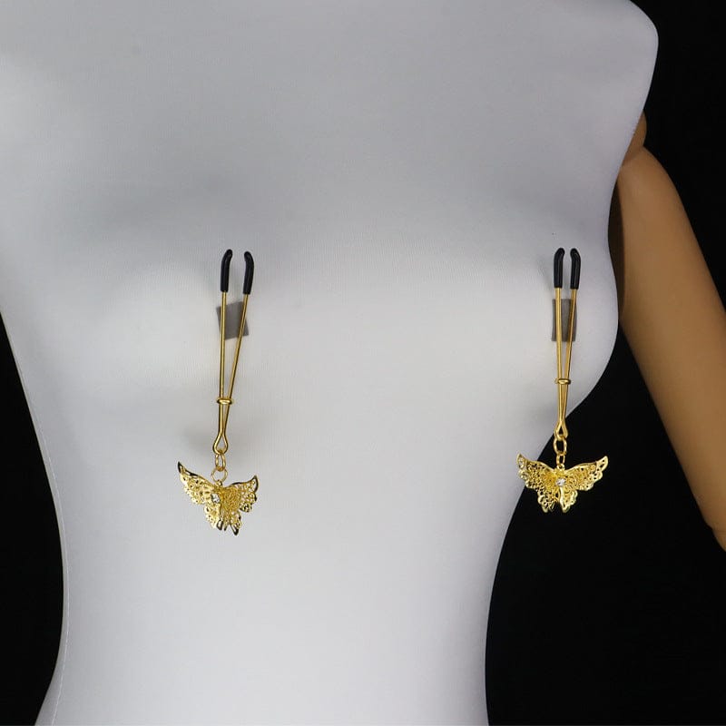 Butterfly Nipple Ring Bell Clamps-IntimiLife