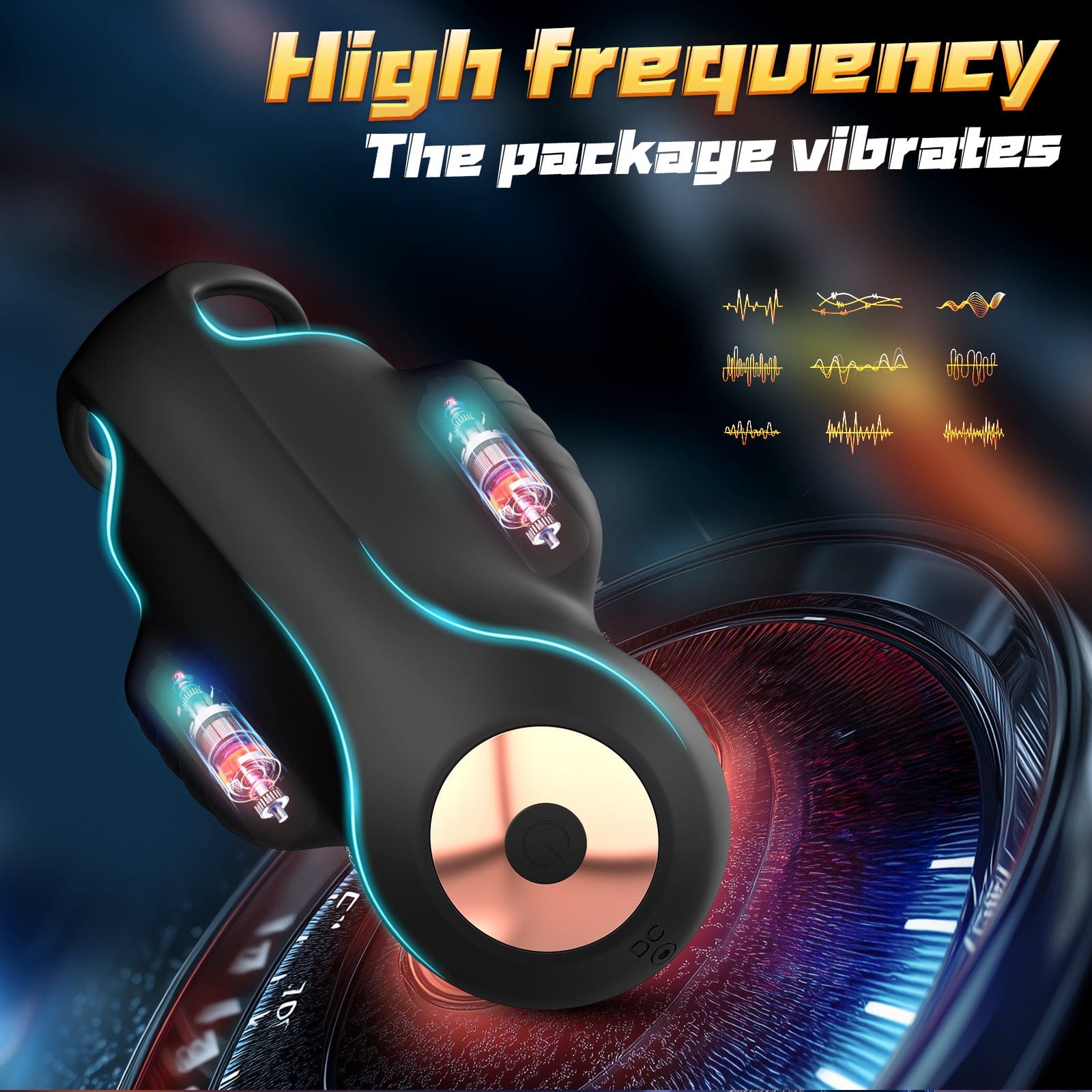 Smartphone showing app interface controlling male trainer