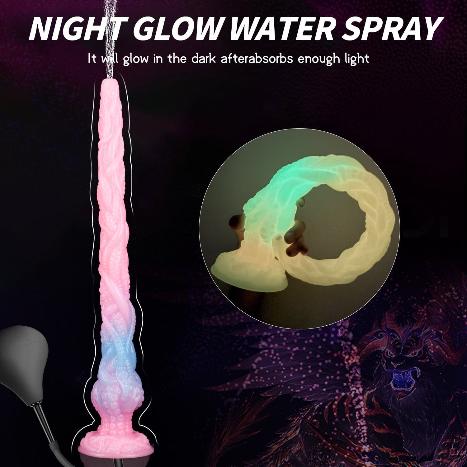 Octopus Smart Endoscopic / Squirting Monster Dildo Anal Plug-IntimiLife