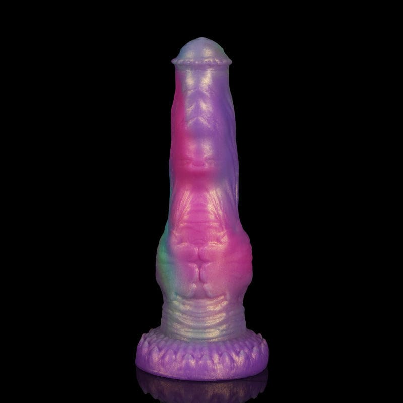 Mixed Color Monster Dildo Auto Thrusting Sex Machine With Suction Cup Base-IntimiLife