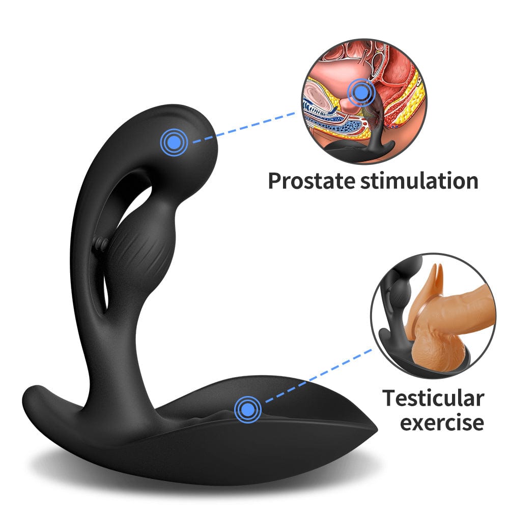 Yeain Prostate Massager 3 Motors 10 Vibrating Anus Testicles Stimulation-IntimiLife