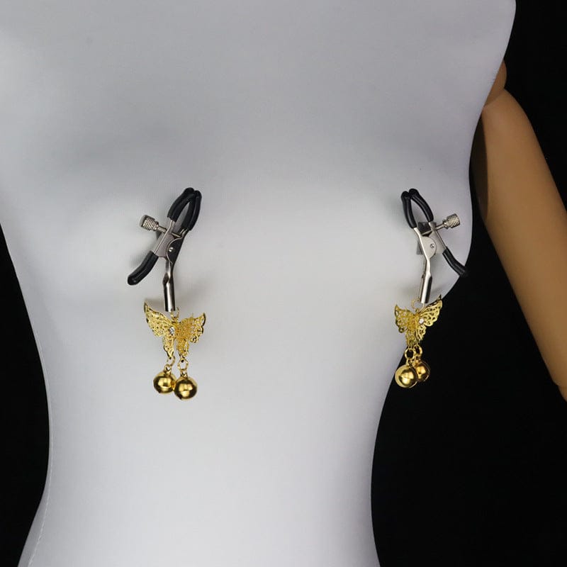 Butterfly Nipple Ring Bell Clamps-IntimiLife