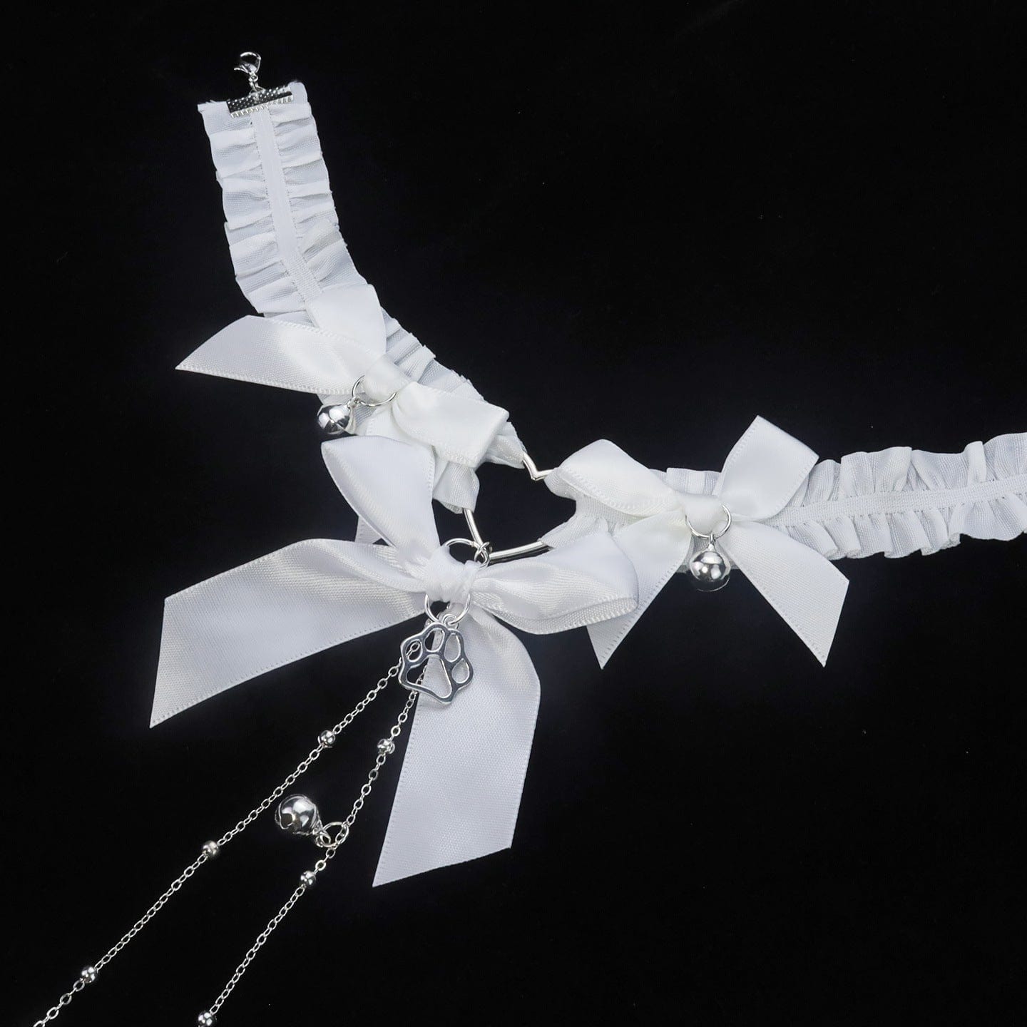 Bow Choker Nipple Clamps Body Chain Set-IntimiLife