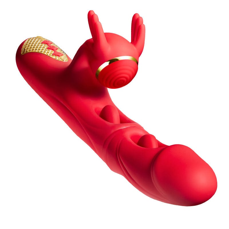Angel 10 Tapping 7 Flapping Rabbit G Spot Vibrator-IntimiLife