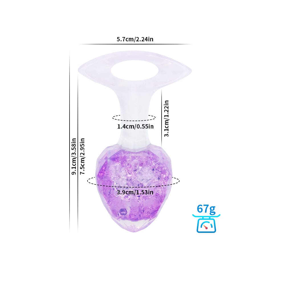 Diamond Crystal Rainbow Wearable Butt Plug Anal Sex Toy-IntimiLife