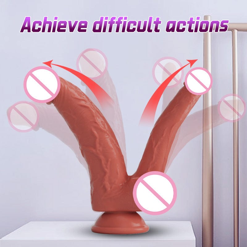 6.69‘’ Dildo Liquid Silicone Super Soft Simulation Penis Sex Masturbator-IntimiLife