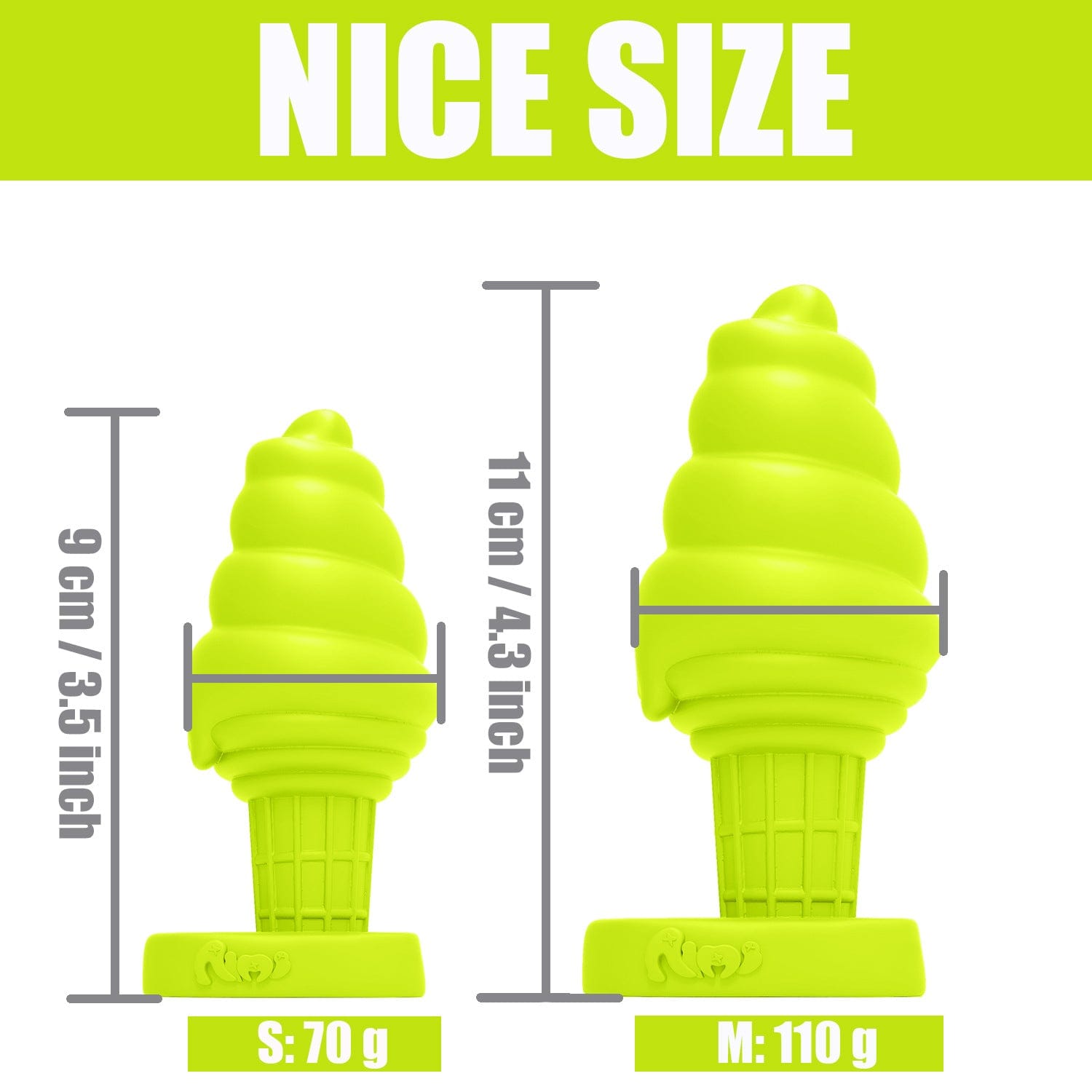 Aimitex Ice Cream Colorful Silicone Butt Plug Anal Expansion plug-IntimiLife