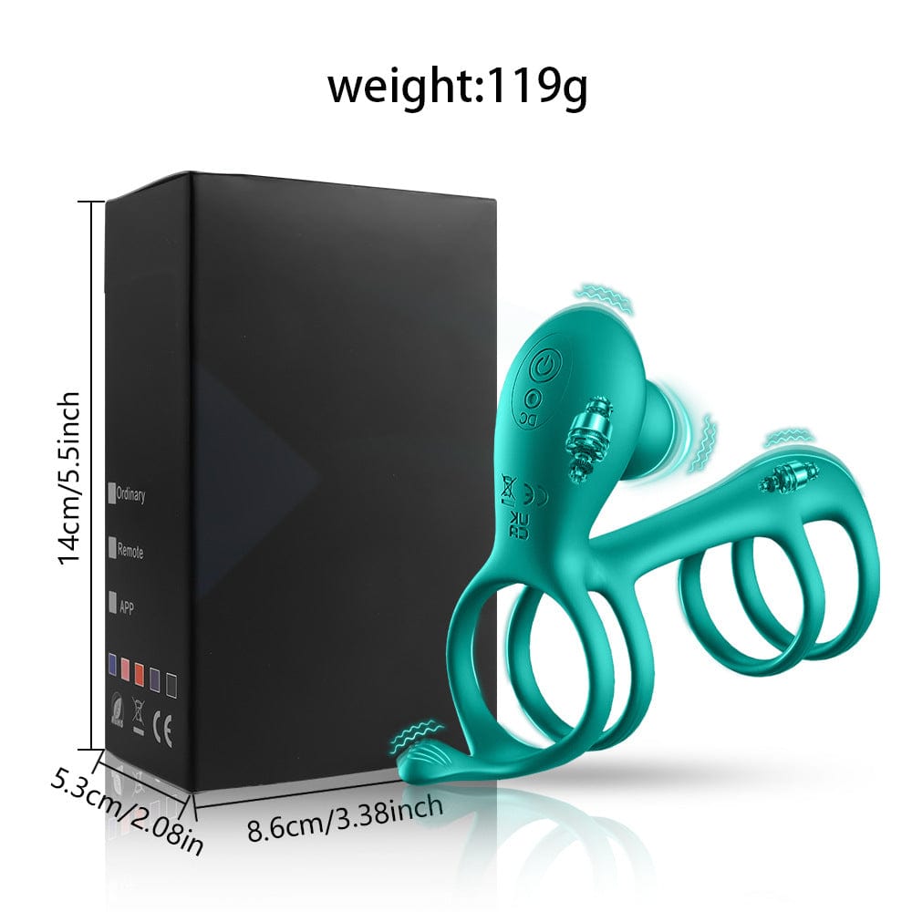 Morgana Silicone Vibrating Penis Rings-IntimiLife