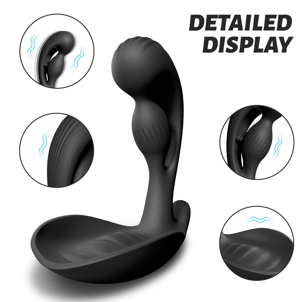 Yeain Prostate Massager 3 Motors 10 Vibrating Anus Testicles Stimulation-IntimiLife
