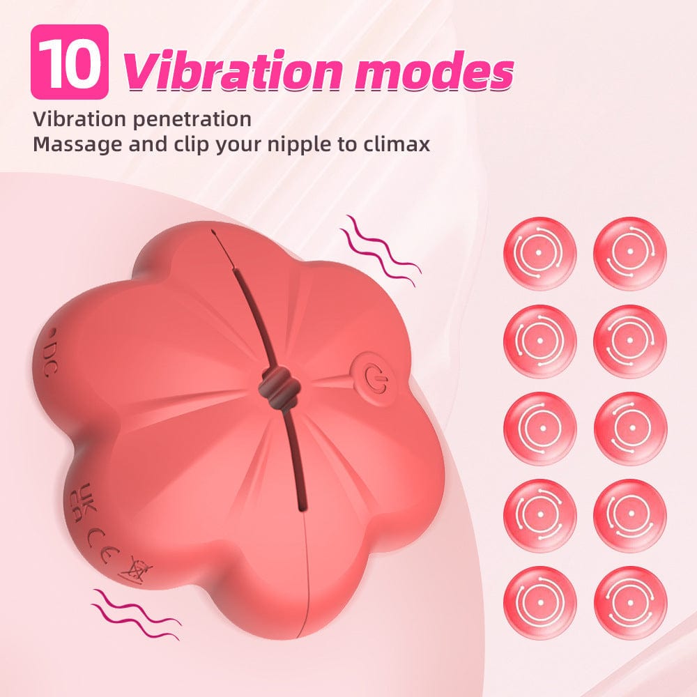 Wireless Nipple Clamp Vibrator 10 Modes 3 Clamping Forces Waterproof Nipple toys-IntimiLife