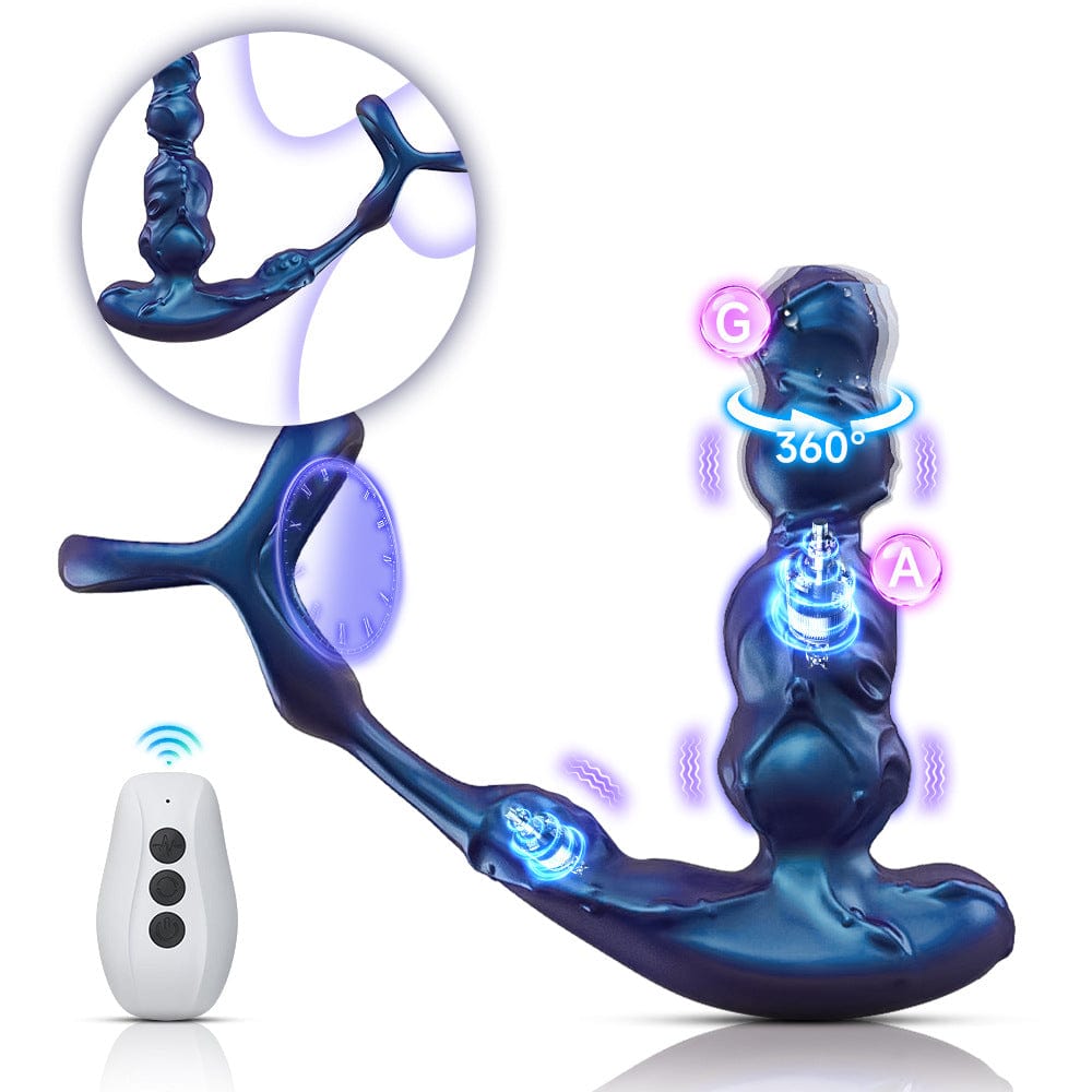 Male 360° Rotation Vibration Prostate Penetration Massager-IntimiLife