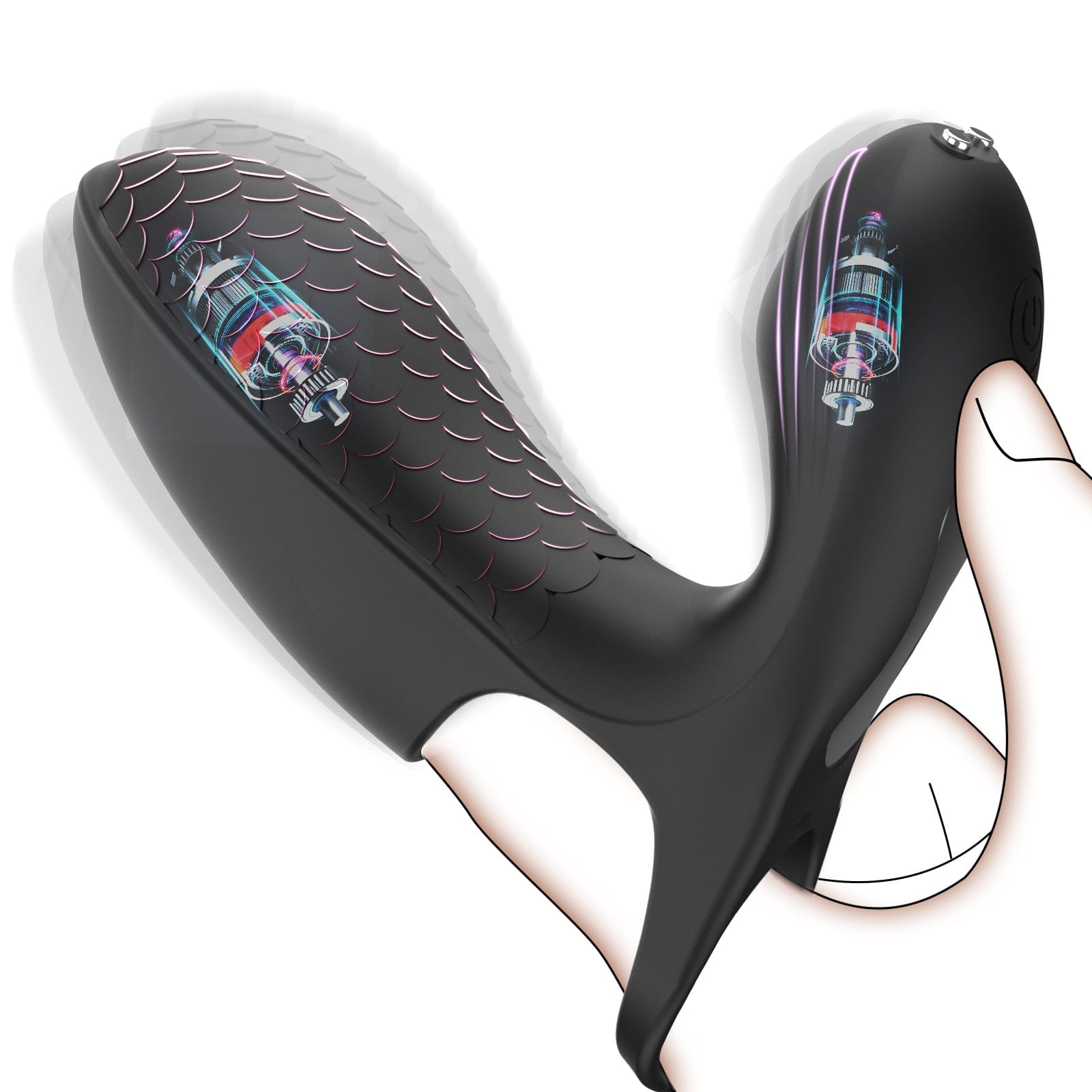 Upgraded 2-in-1 Double Vibration Finger Vibrator for G spot Clitoral Stimulation-IntimiLife