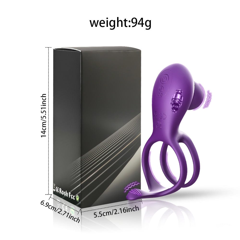 Morgana Silicone Vibrating Penis Rings-IntimiLife