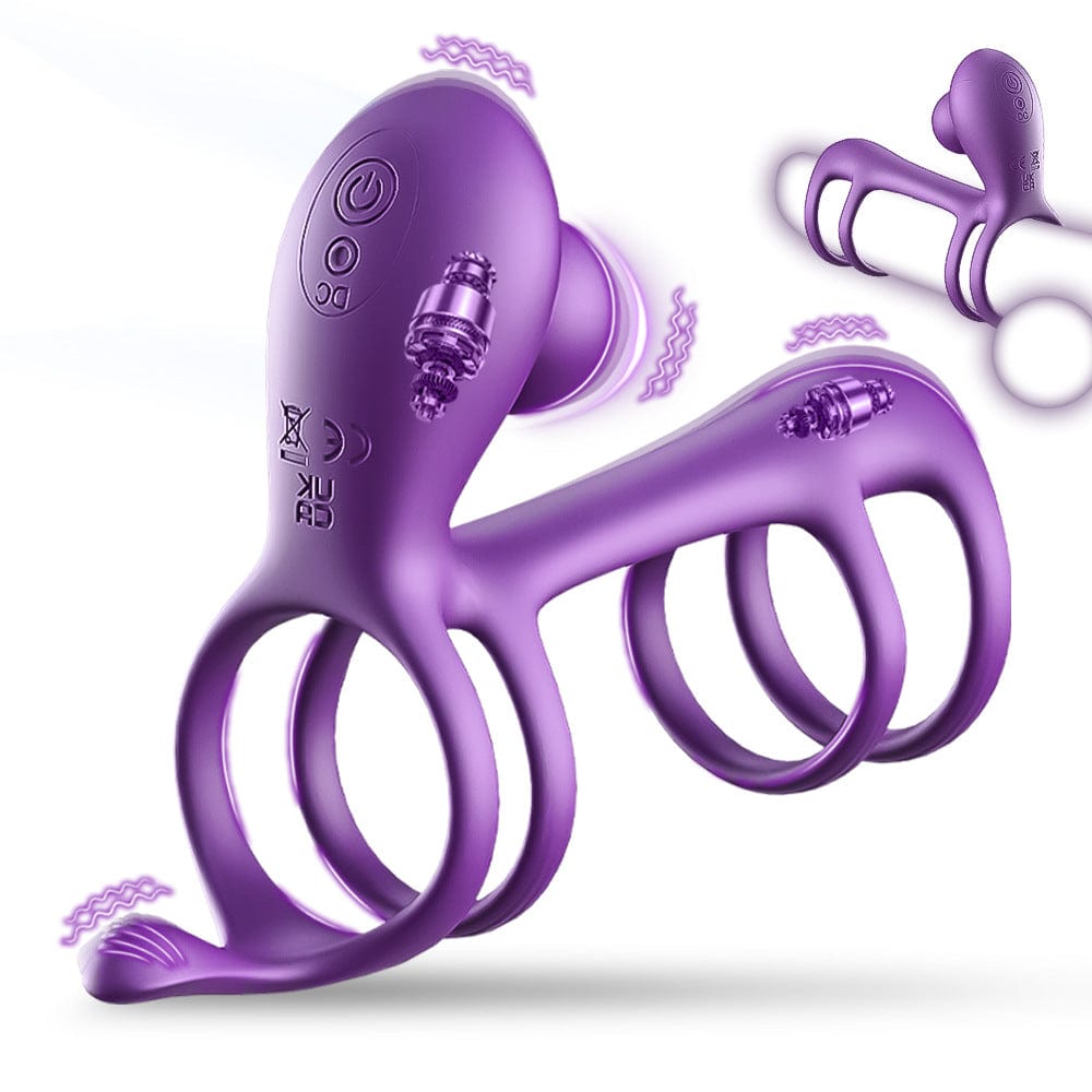Morgana Silicone Vibrating Penis Rings-IntimiLife