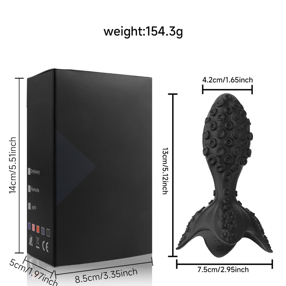 Convex Rotation Vibrating Prostate Butt Plug With Remote Control-IntimiLife