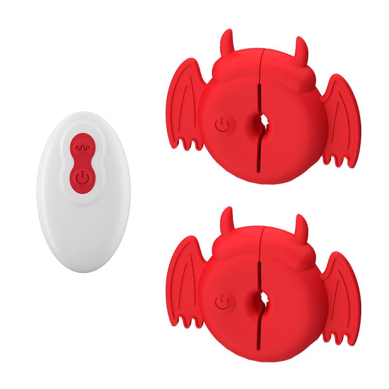 Little Devil Breast Teasing Vibrating Nipple Clamps-IntimiLife