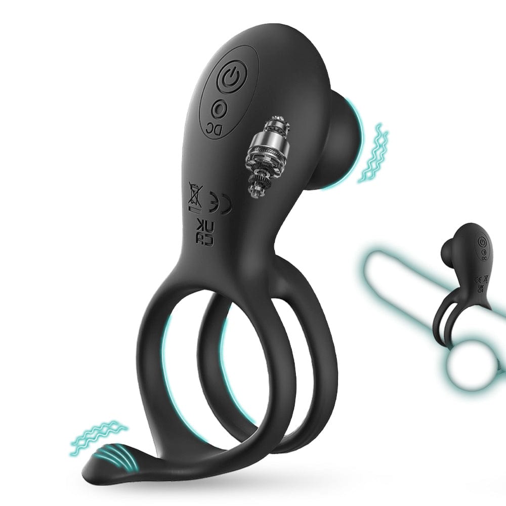 Morgana Silicone Vibrating Penis Rings-IntimiLife